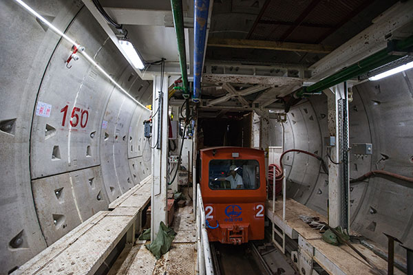 中铁bti体育盾构机双线掘进 全力攻坚长沙地铁5号线