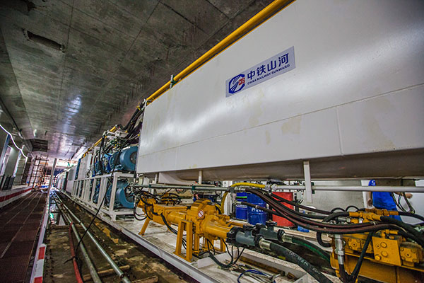 中铁bti体育盾构机双线掘进 全力攻坚长沙地铁5号线