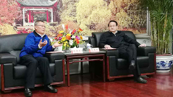 湖南省委常委、长沙市委书记易炼红专项会见中铁bti体育董事长何清华一行