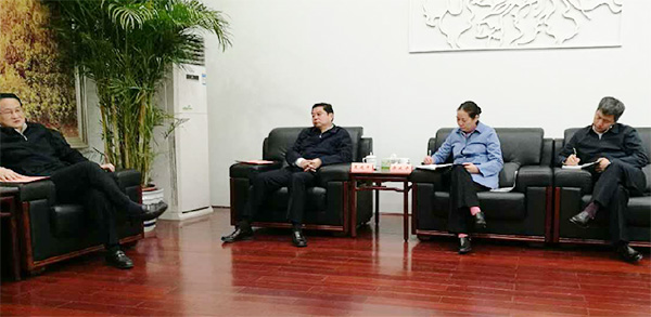 湖南省委常委、长沙市委书记易炼红专项会见中铁bti体育董事长何清华一行