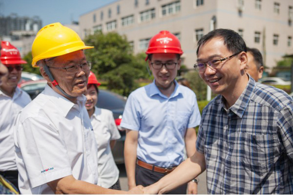 商务部合作司刘民强副司长一行调研bti体育智能