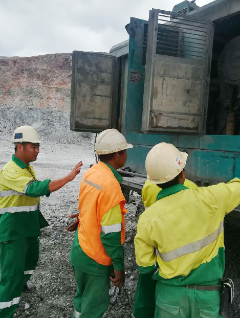 高温炎暑，bti体育智能凿岩设备异域扬威