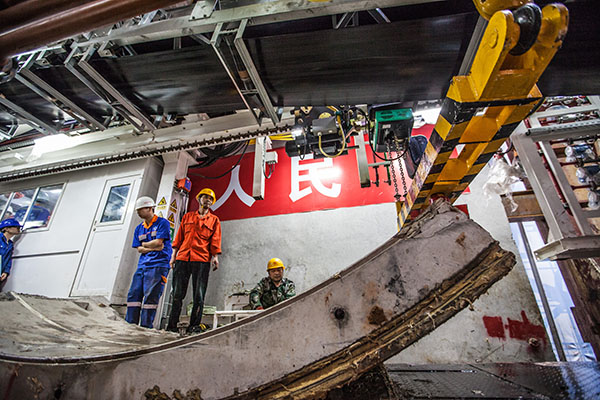 中铁bti体育盾构机双线掘进 全力攻坚长沙地铁5号线