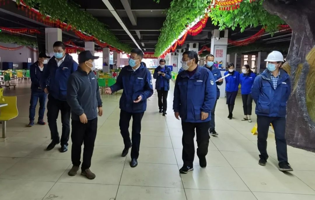 疫情未过，岂可松弛？总经理带队查抄防疫工作