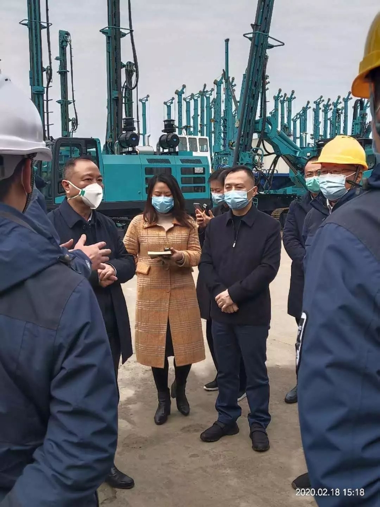 张庆红调研bti体育智能疫情防控和复工复产工作