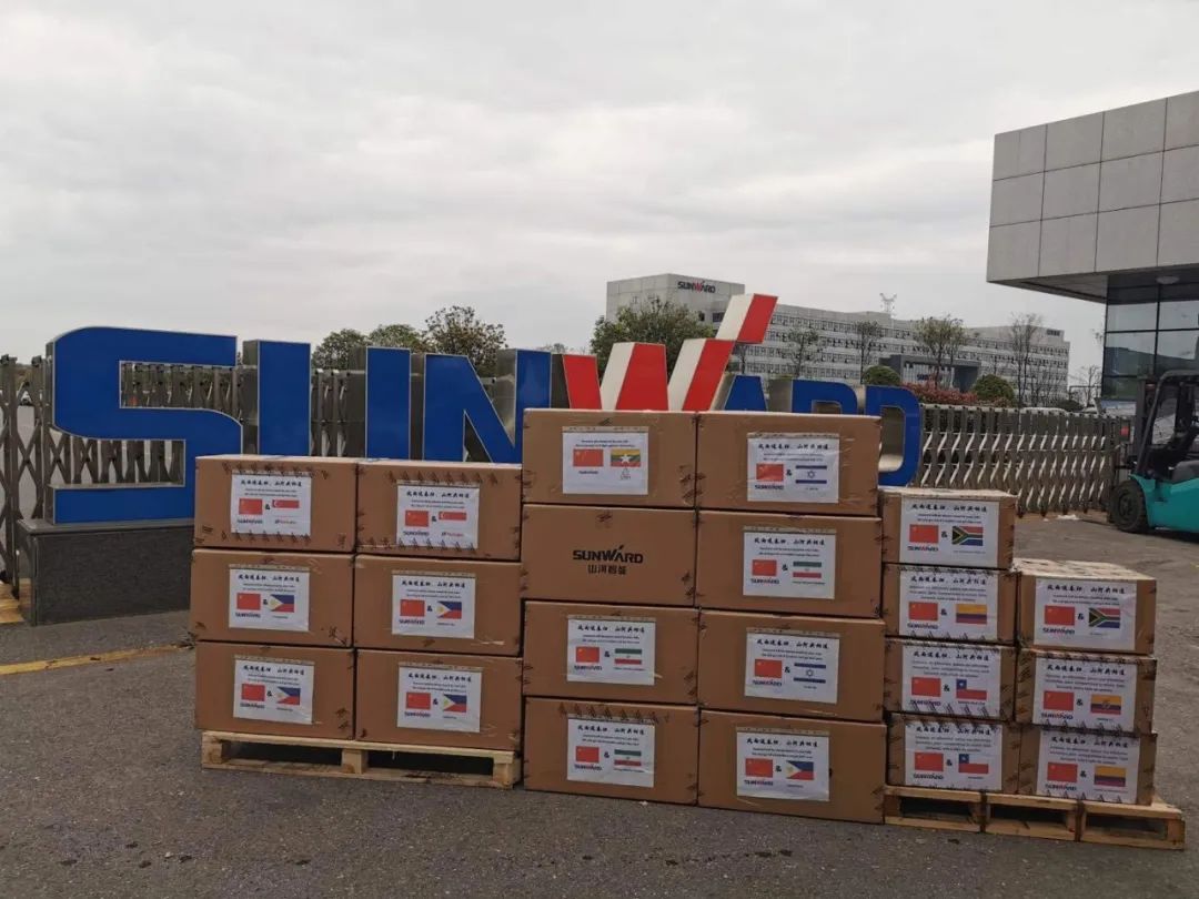 bti体育智能首批2万个口罩增援海表