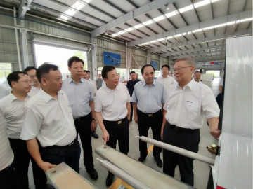 副省长陈飞调研bti体育航空产业