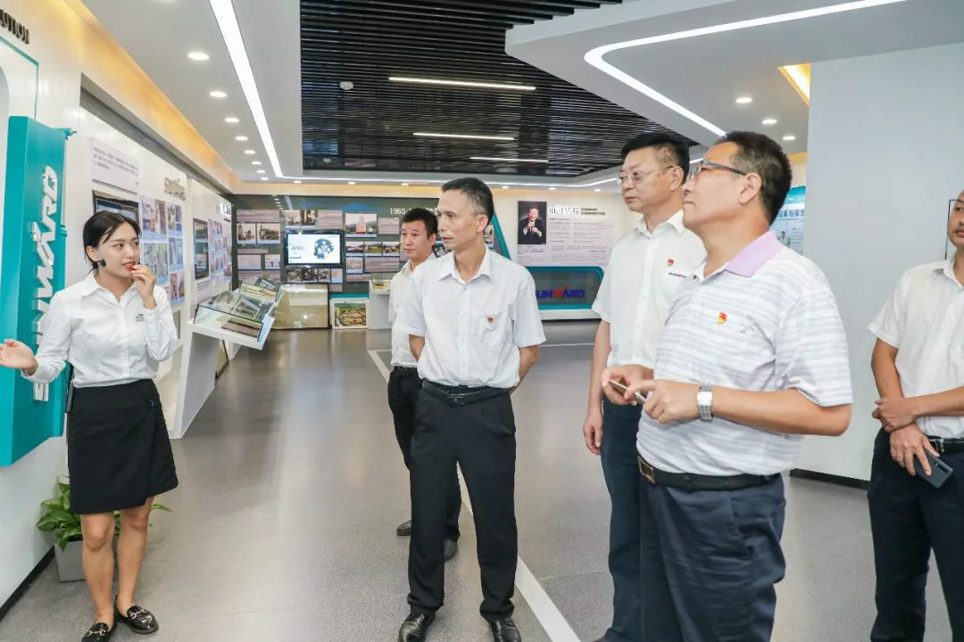 广州工控党建同盟联系员一行到bti体育智能发展工作对接