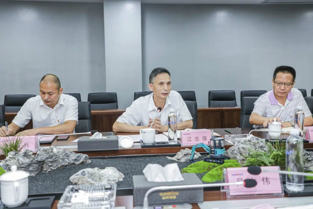 广州工控党建同盟联系员一行到bti体育智能发展工作对接