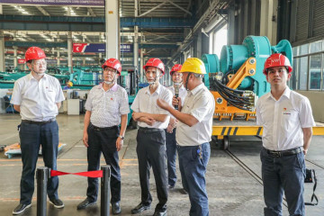 广州工控党建同盟联系员一行到bti体育智能发展工作对接