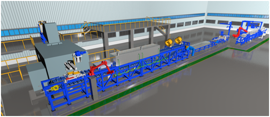 中际bti体育熔锌铸锭码垛自动线成套设备顺利发货