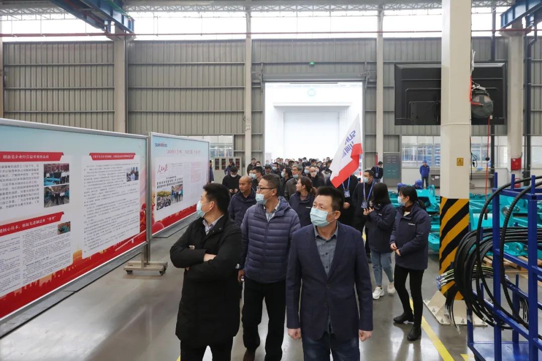 bti体育工业城来了500人的参观团