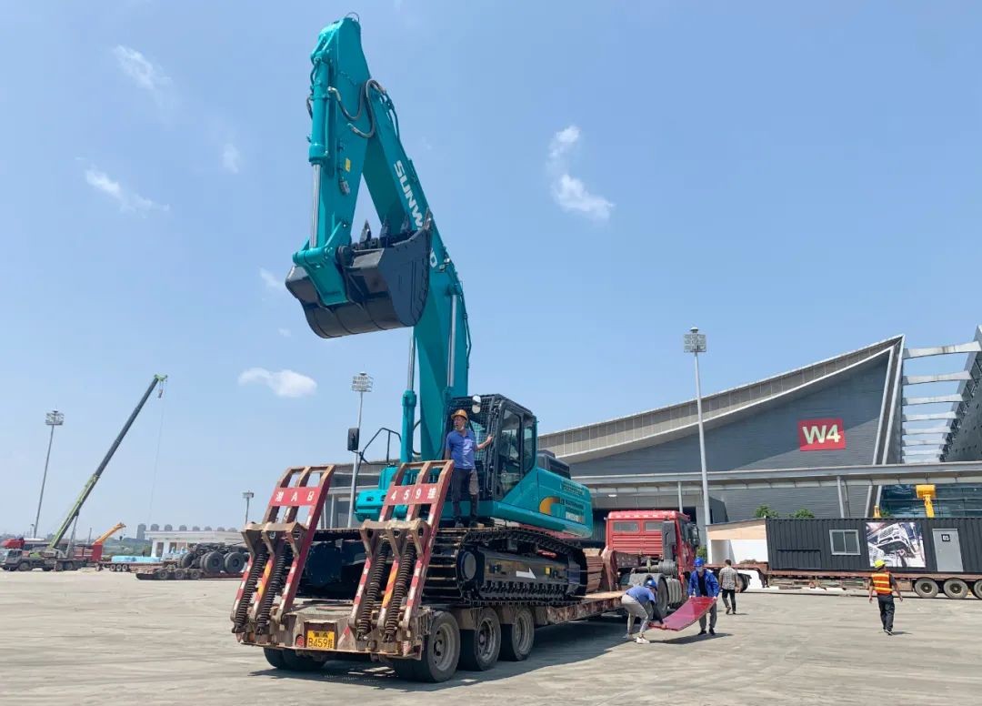 进场布展！2021年长沙国际工程机械展倒计时，bti体育智能展区亮点提前剧透