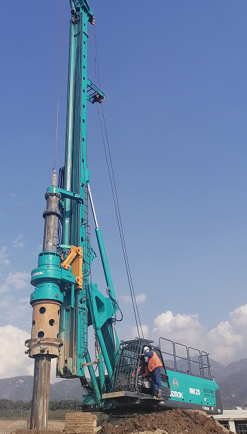 一枚“铁粉”！土耳其客户采购bti体育智能旋挖钻机