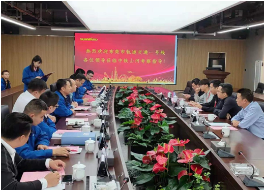 四台中铁bti体育盾构机聚首东莞地铁一号线