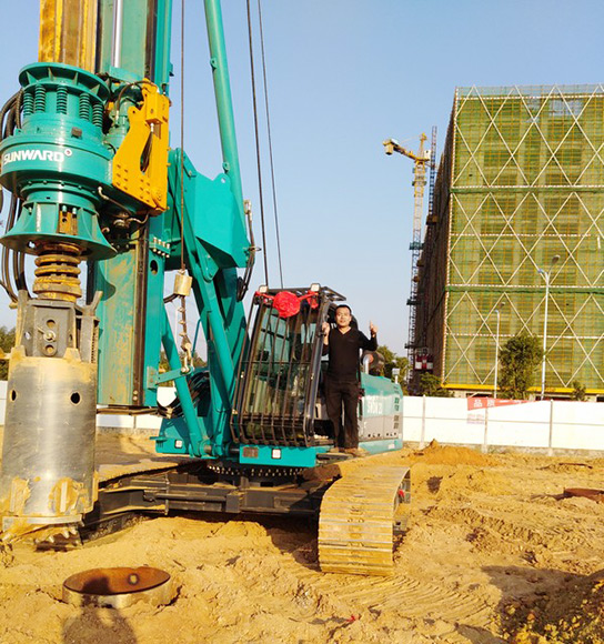 跨行创业，bti体育智能旋挖钻十个月助他回本！