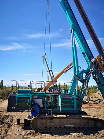 顶炎暑 走戈壁 2021年bti体育智能全球服务万里行走进新疆