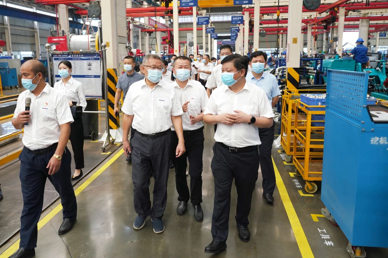 长沙县委书记付旭明调研bti体育智能