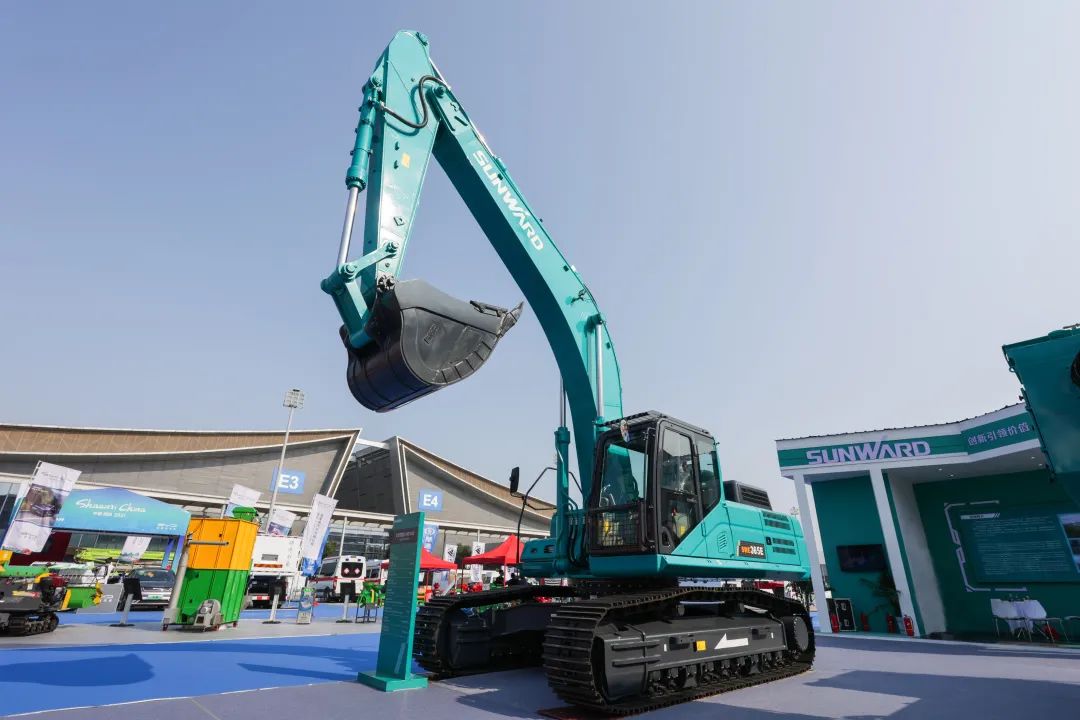亮相中非经贸展览会！bti体育智能尽展工程机械国产品牌魅力