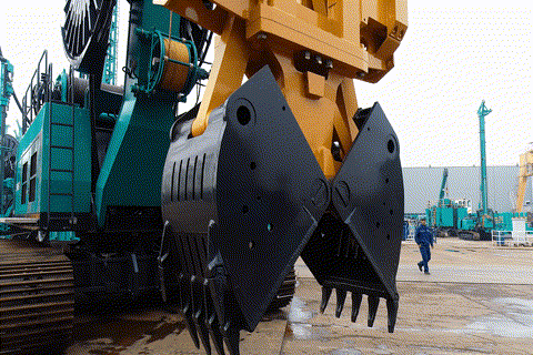 打造“明星产品”！bti体育智能地下陆续墙液压抓斗成功颁布