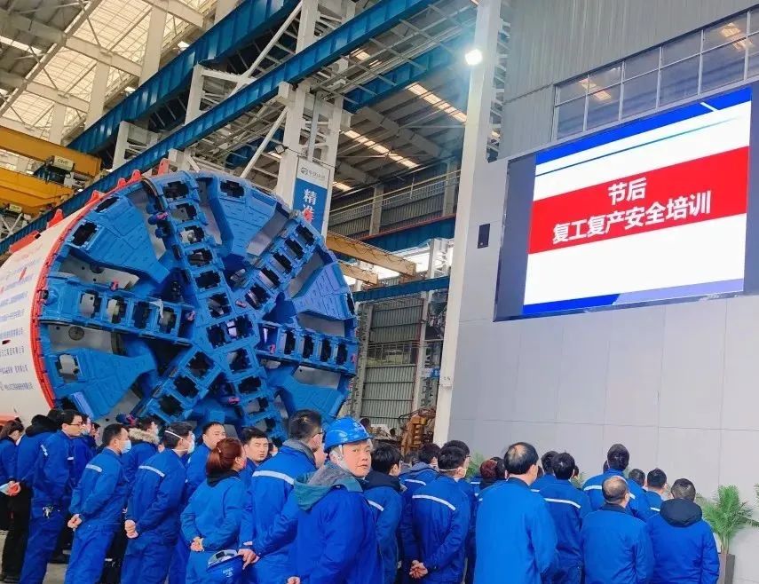 直击出产一线！中铁bti体育复工复产忙