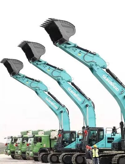 bti体育智能挖掘机亮相贵阳大数据科创城项目开工典礼