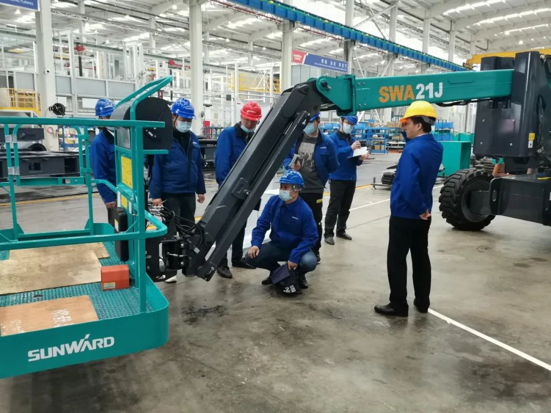 行业同级别产品之最！bti体育智能又一款曲臂式高空作业平台成功下线