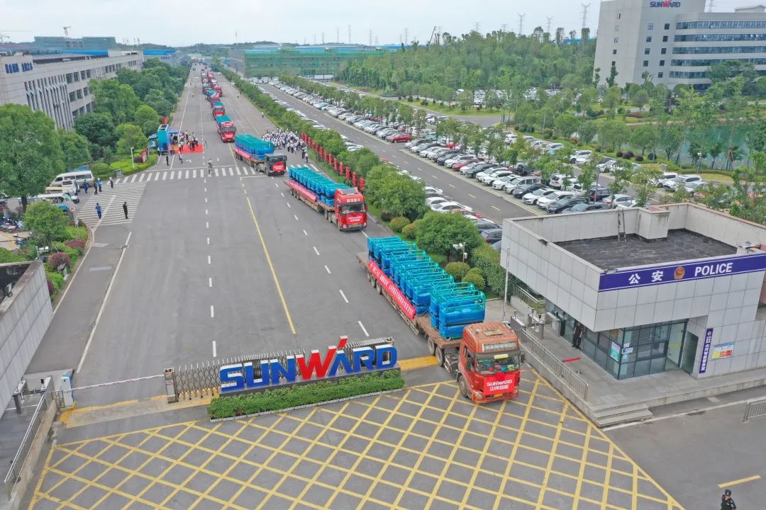 献礼二十大，再攀新高地！bti体育智能高空机械设备再迎批量发货