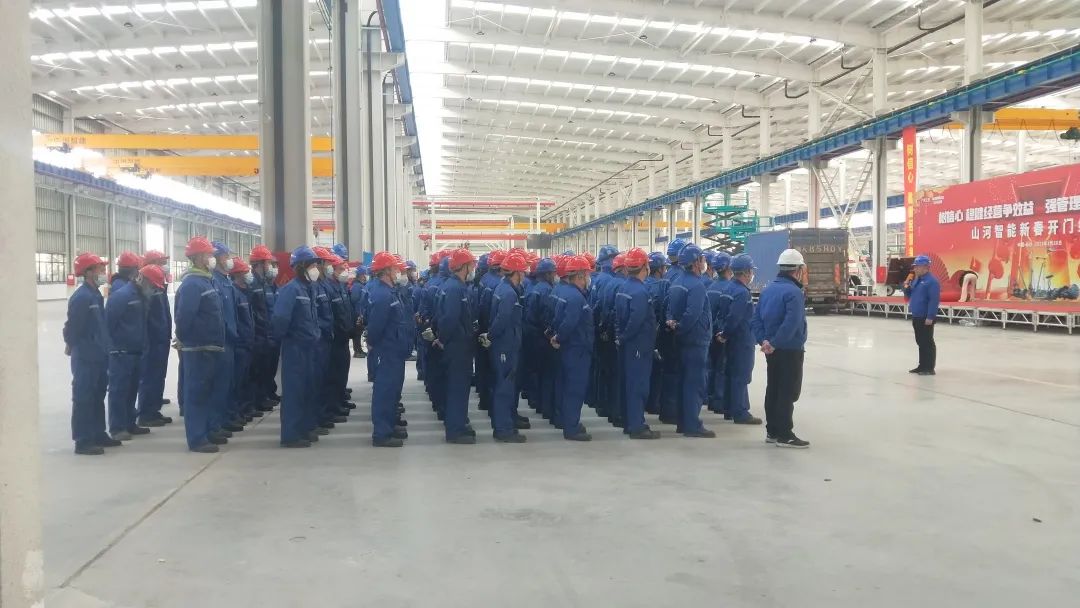 吹响复工“冲锋号”，全力冲刺“开门红”！bti体育智能高空机械复工复产进行时