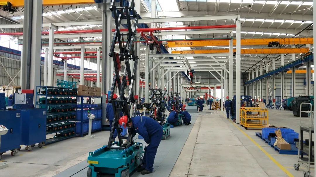 吹响复工“冲锋号”，全力冲刺“开门红”！bti体育智能高空机械复工复产进行时