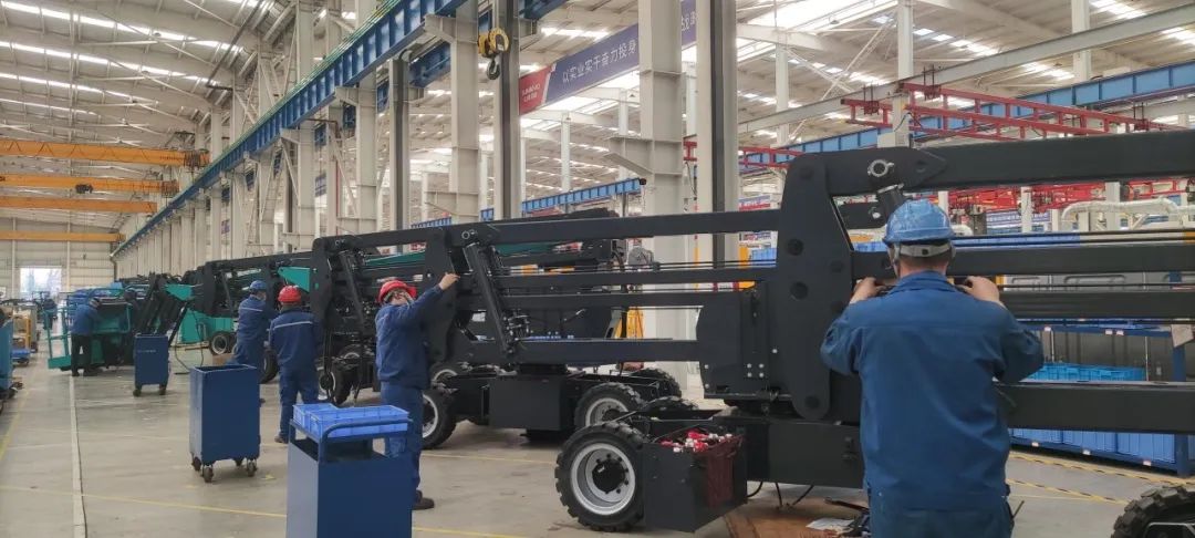 吹响复工“冲锋号”，全力冲刺“开门红”！bti体育智能高空机械复工复产进行时