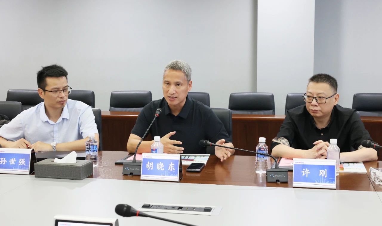 永青科技集团董事长胡晓东带队到访bti体育智能