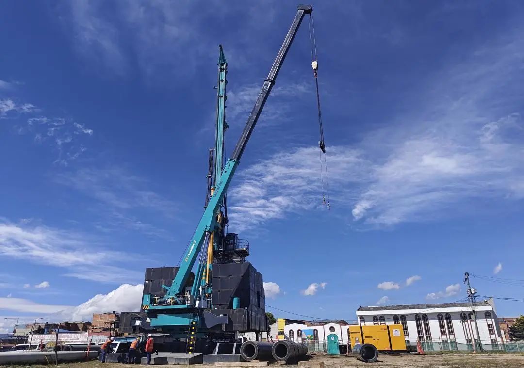 展示“中国造作”硬实力！bti体育智能PDP工法钻机助建波哥大地铁项目