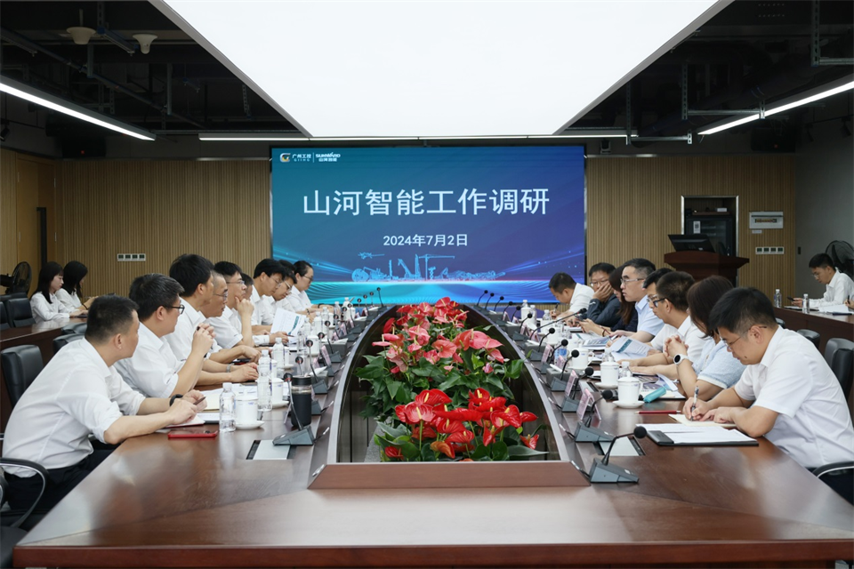 广州工控集团总经理王福铸调研bti体育智能出产经营工作