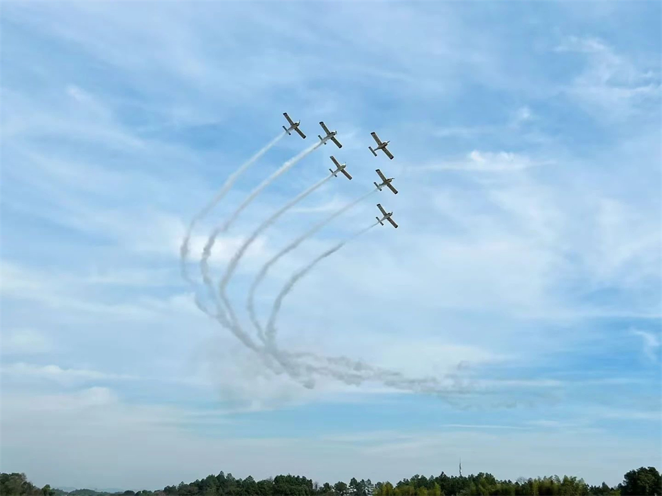 十年织得bti体育秀，践行初心创将来！bti体育飞行表演队成立10周年庆典活动隆沉进行