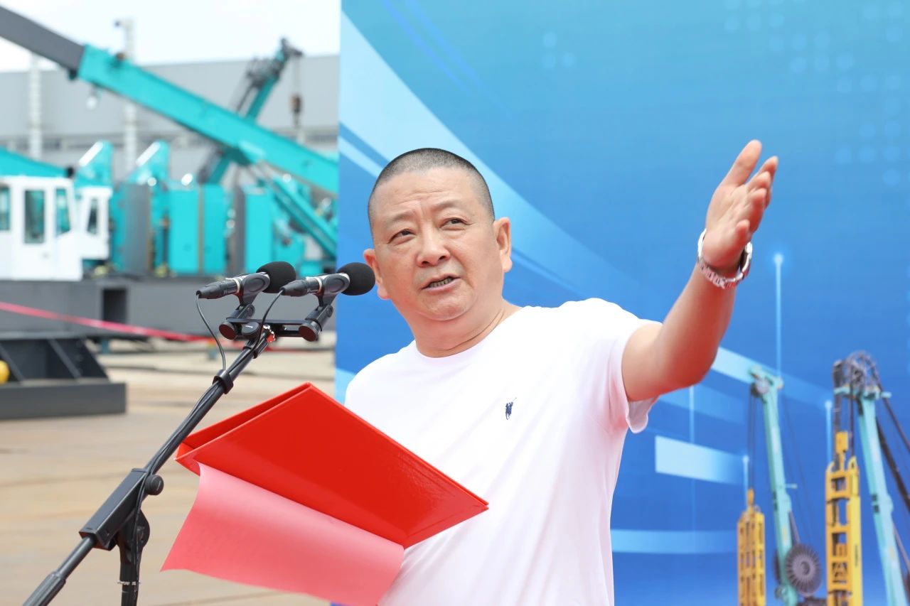 “破纪录王者”再出征！bti体育智能SWDM800旋挖钻机成功交机