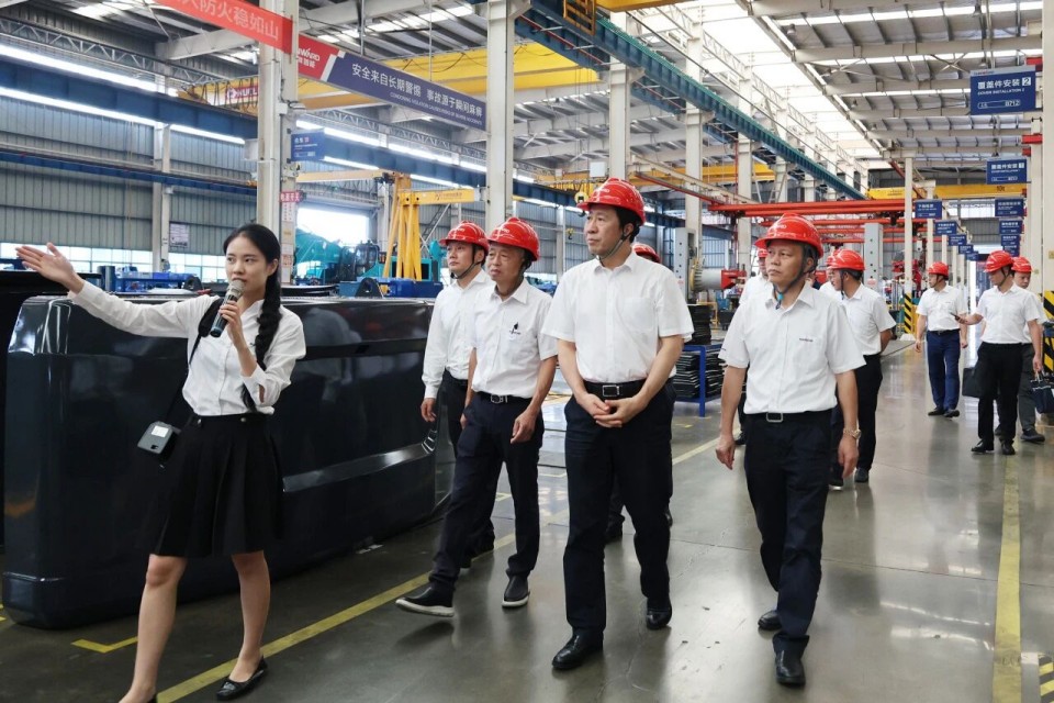 中国煤炭地质总局局长马刚到访bti体育智能，同谋绿色智能矿山设备发展新蹊径