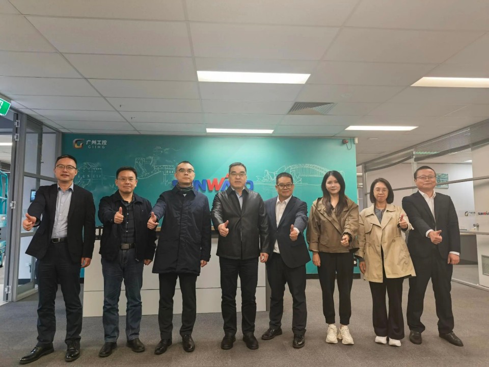 广州工控集团总经理王福铸率队调查bti体育智能澳大利亚子公司