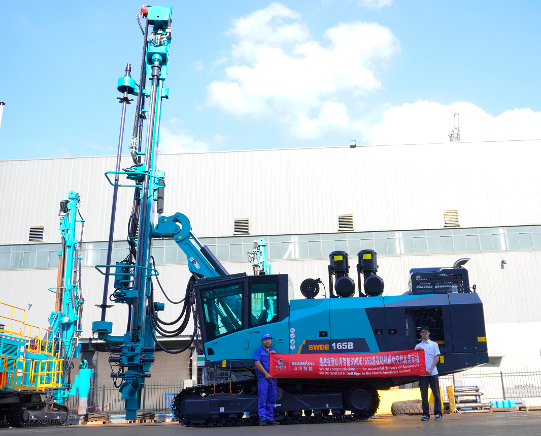 驯服国际高端客户！bti体育智能潜孔钻机进军北美市场