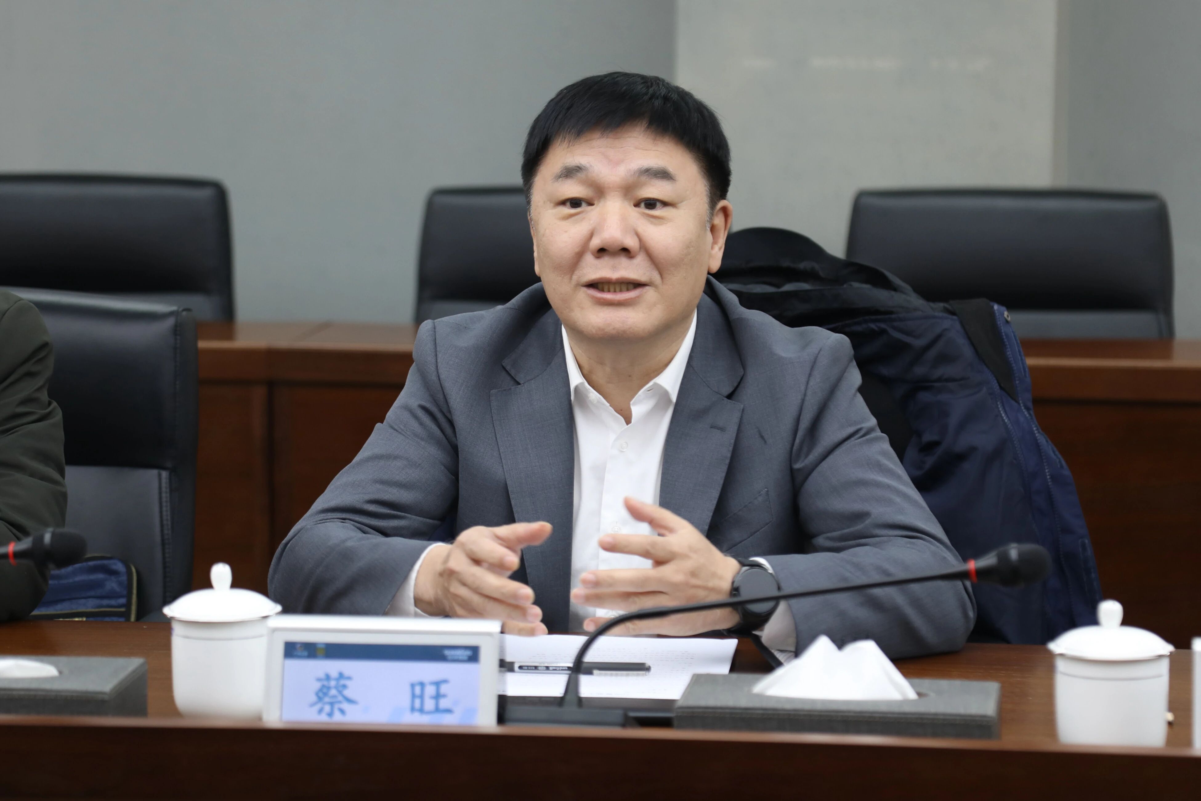 中国出口信誉保险公司湖南分公司掌管人蔡旺到访bti体育智能